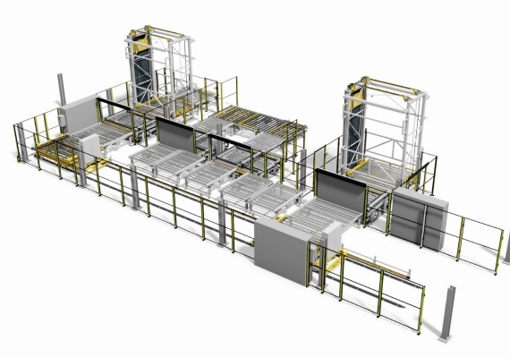 The automatic conveyor line improved the production process of cooling electric batteries