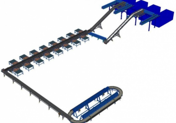 Higher than kodiak, longer than 4 pools. Our conveyors are used by the largest distributor of newspapers in the Czech Republic