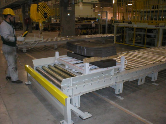 Roller conveyors - transport system of the press shop