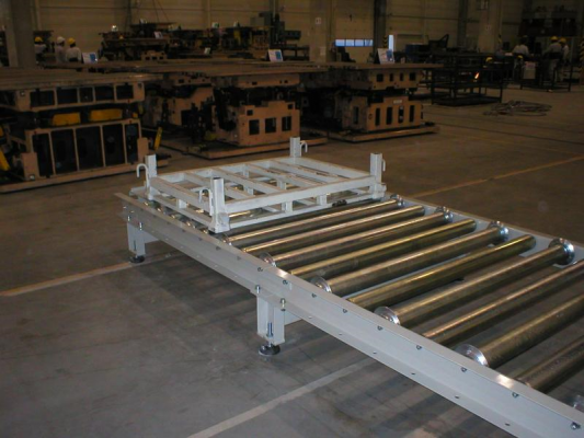 Roller conveyors - transport system of the press shop